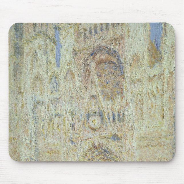 Claude Monet | Rouen Cathedral at Sunset, 1894 Mouse Pad (Front)