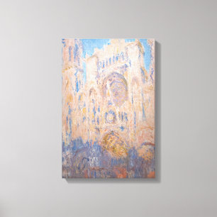 Claude Monet - Rouen Cathedral at sunset Canvas Print