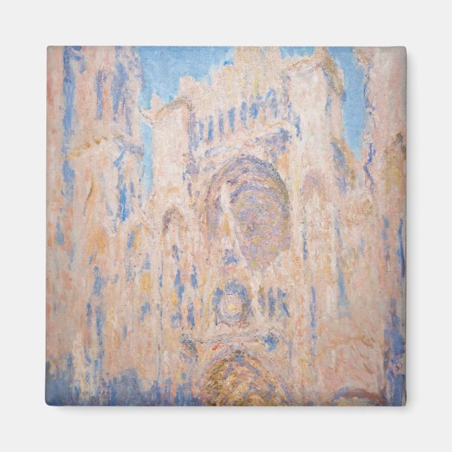 Claude Monet - Rouen Cathedral at sunset Magnet (Front)