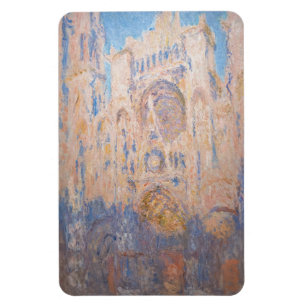 Claude Monet - Rouen Cathedral at sunset Magnet