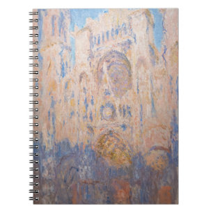 Claude Monet - Rouen Cathedral at sunset Notebook