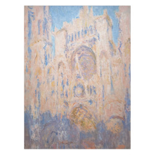 Claude Monet - Rouen Cathedral at sunset Tablecloth