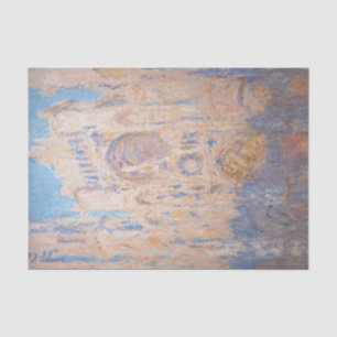 Claude Monet - Rouen Cathedral at sunset Tissue Paper
