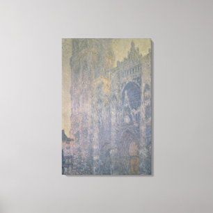 Claude Monet   Rouen Cathedral, Harmony in White Canvas Print