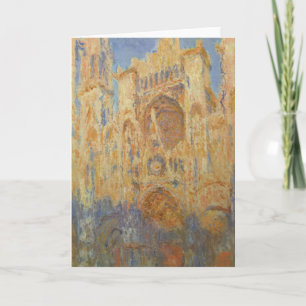 Claude Monet - Rouen Cathedral Holiday Card