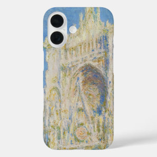 Claude Monet Rouen Cathedral Portal Morning Light iPhone 16 Case