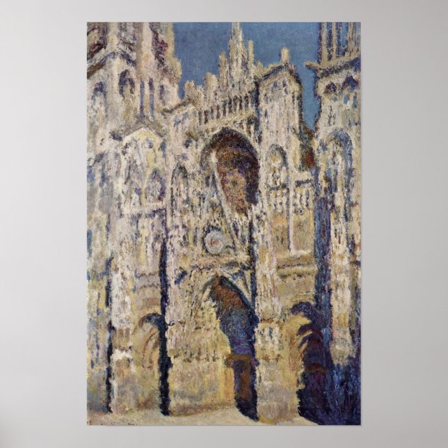 Claude Monet - Rouen Cathedral Poster (Front)