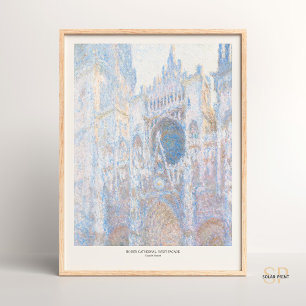 Claude Monet Rouen Cathedral West Facade Art Print