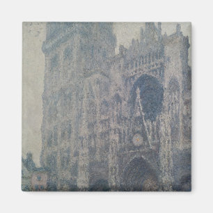 Claude Monet Rouen Cathedral, West Portal Magnet