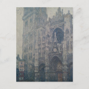 Claude Monet   Rouen Cathedral, West Portal Postcard