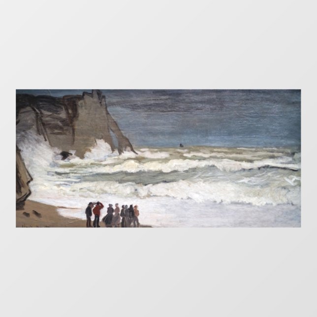 Claude Monet - Rough Sea at Etretat (Sheet)