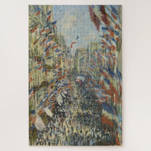 Claude Monet – Rue Montorgueil in Paris Jigsaw Puzzle