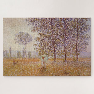 Claude Monet’s Poplars in the Sun (1887) Jigsaw Puzzle