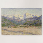 Claude Monet’s The Valley of the Nervia (1884) Jigsaw Puzzle<br><div class="desc">Explore the luminous beauty of the Italian countryside with Claude Monet’s The Valley of the Nervia (1884), recreated as a captivating fine art puzzle. Painted during Monet’s visit to the Ligurian region of Italy, this Impressionist landscape captures a sunlit valley filled with vibrant greenery, winding terrain, and the gentle atmosphere...</div>