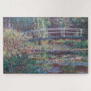 Claude Monet’s Water-Lily Pond, Symphony in Rose  Jigsaw Puzzle