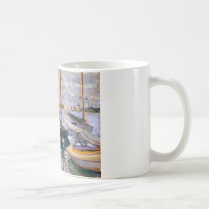 Claude Monet - Sailboats on the Seine Coffee Mug