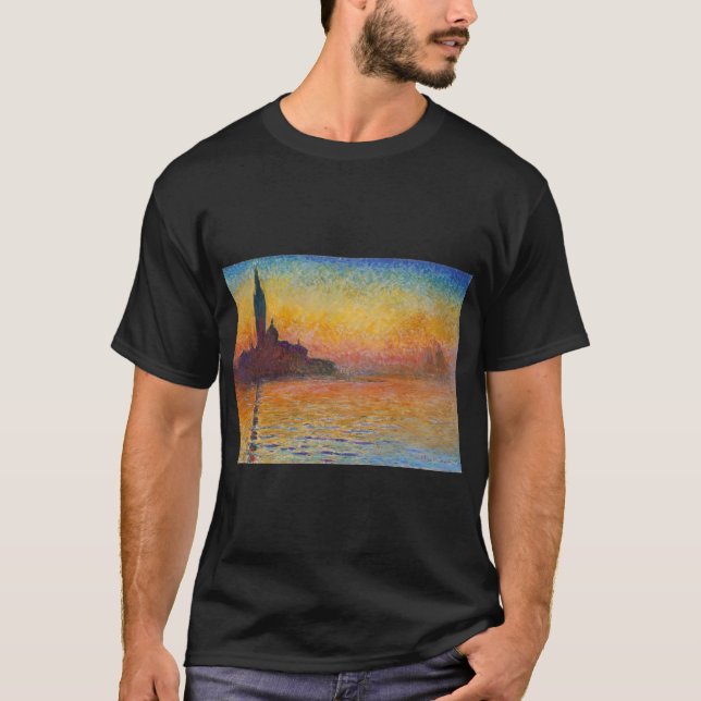 Claude Monet - San Giorgio Maggiore at Dusk T-Shirt (Front)