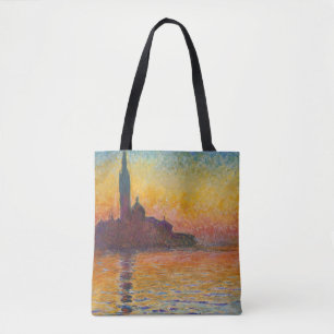 Claude Monet - San Giorgio Maggiore at Dusk Tote Bag