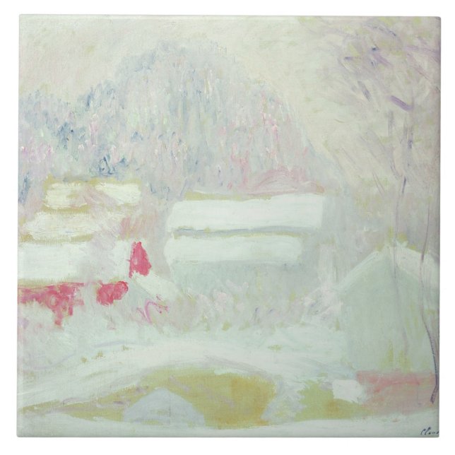 Claude Monet | Sandviken, Norway Tile (Front)