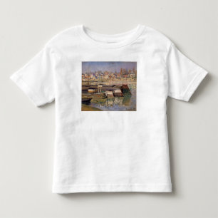 Claude Monet Seine at Asnieres, 1873 Toddler T-Shirt