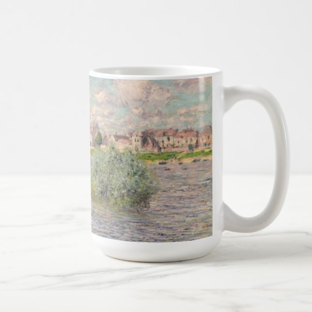 Claude Monet | Seine at Lavacourt Coffee Mug (Right)