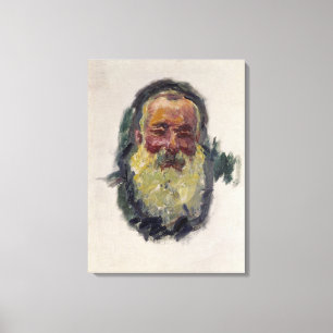 Claude Monet Self Portrait, 1917 Canvas Print