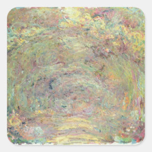 Claude Monet   Shaded Path Square Sticker