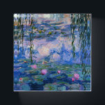 Claude Monet Shades of Blue Water Lilies Paperweight<br><div class="desc">This paperweight showcases a beautiful painting by French Impressionist Claude Monet. It features various shades of blue and is one of over 200 paintings from a series by this famous artist.</div>