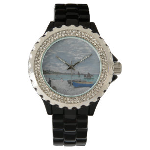 Claude Monet Sky Clouds Boats Ships Sea Ocean Watch