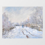 Claude Monet - Snow Scene at Argenteuil<br><div class="desc">Snow Scene at Argenteuil / Rue sous la neige,  Argenteuil - Claude Monet,  1875</div>