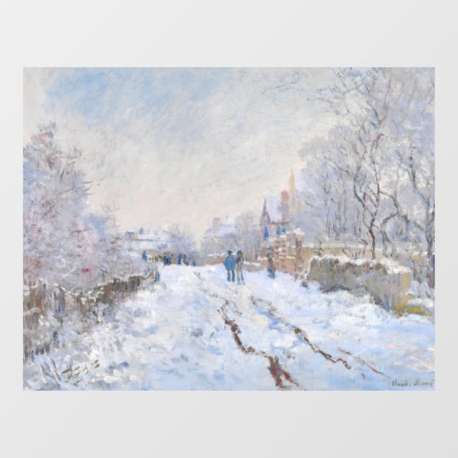 Claude Monet - Snow Scene at Argenteuil (Sheet)