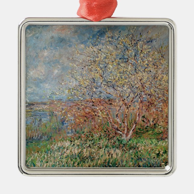 Claude Monet | Spring, 1880-82 Metal Tree Decoration (Front)