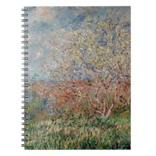 Claude Monet   Spring Spiral Notebook