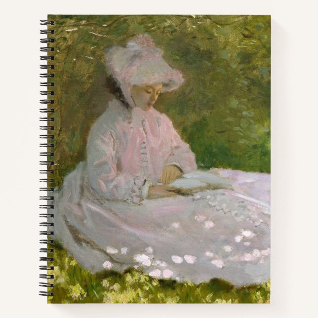 Claude Monet - Springtime    Notebook (Front)