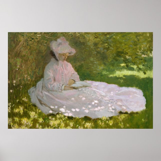 Claude Monet - Springtime    Poster (Front)