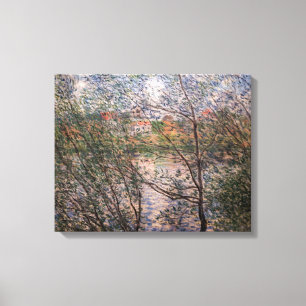 Claude Monet - Springtime through the branches Canvas Print