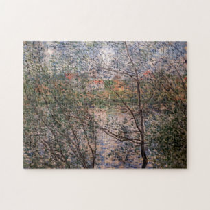 Claude Monet - Springtime through the branches Jigsaw Puzzle