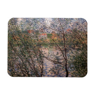 Claude Monet - Springtime through the branches Magnet