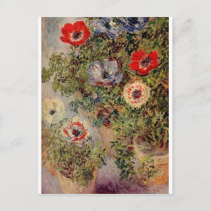 Claude Monet Still-Life with Anemone Destiny Gifts Postcard