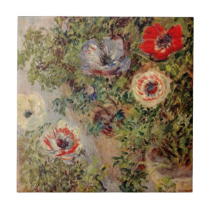 Claude Monet Still-Life with Anemone Destiny Gifts Tile