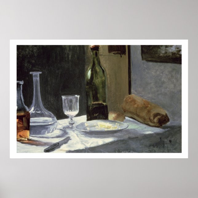 Claude Monet | Still Life with Bottles Poster (Front)