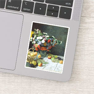 Claude Monet Still Life with Flowers and Fruit