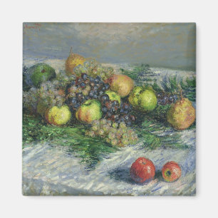 Claude Monet Still Life with Pears and Grapes Magnet