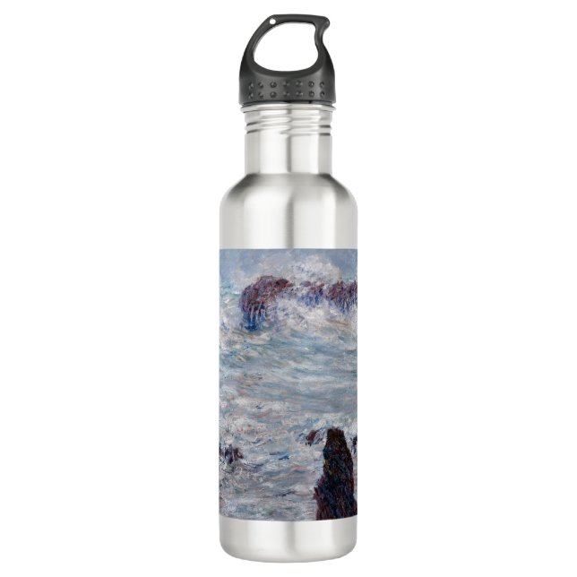 Claude Monet - Storm off the Belle-Ile Coast 710 Ml Water Bottle (Front)