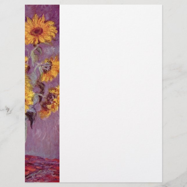 Claude Monet // Sunflowers (Front)