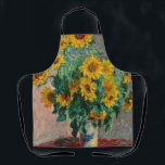 Claude Monet - Sunflowers Apron<br><div class="desc">Claude Monet - Sunflowers</div>