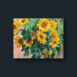 Claude Monet - Sunflowers Canvas Print<br><div class="desc">Claude Monet - Sunflowers</div>