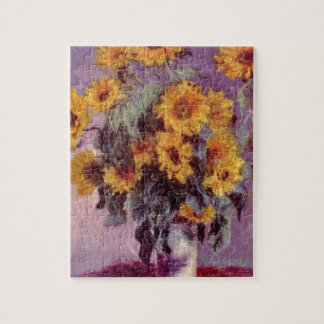 Claude Monet // Sunflowers Jigsaw Puzzle