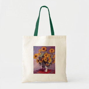 Claude Monet Sunflowers Tote Bag