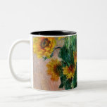 Claude Monet - Sunflowers Two-Tone Coffee Mug<br><div class="desc">Claude Monet - Sunflowers</div>